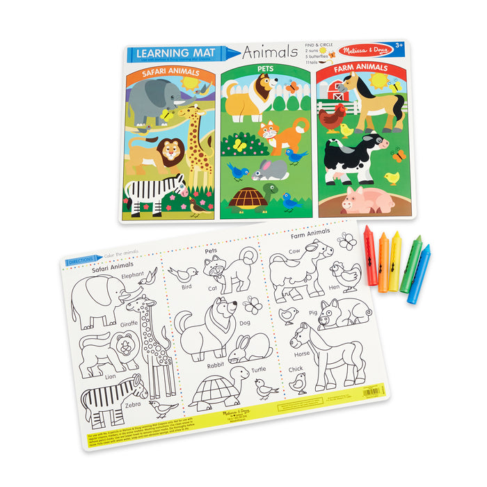 Animals Learning Mat (Bundle of 6)