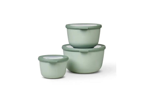 Mepal Cirqula Round 3-Piece Large Set Nordic Sage