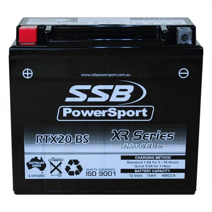 Motorcycle motorbike battery (YTX20-BS) AGM 12V 18AH 400CCA BY  SSB