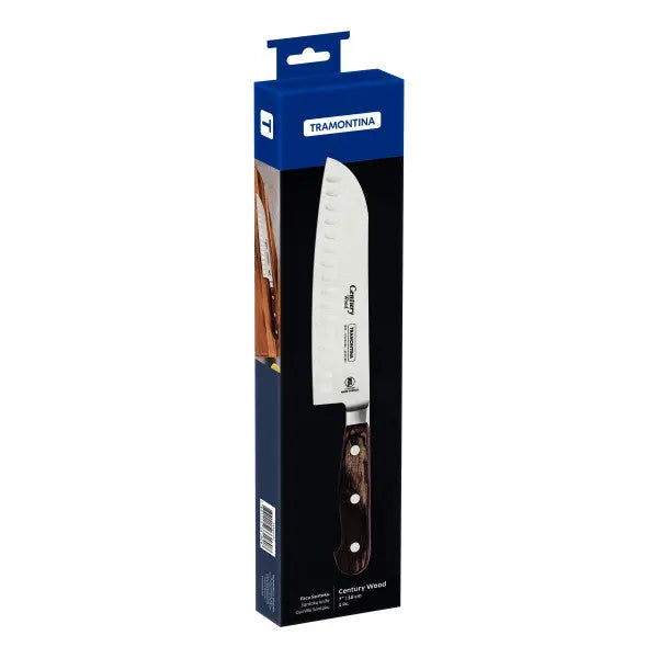 Tramontina Century Wood Santoku Knife 7", 18cm
