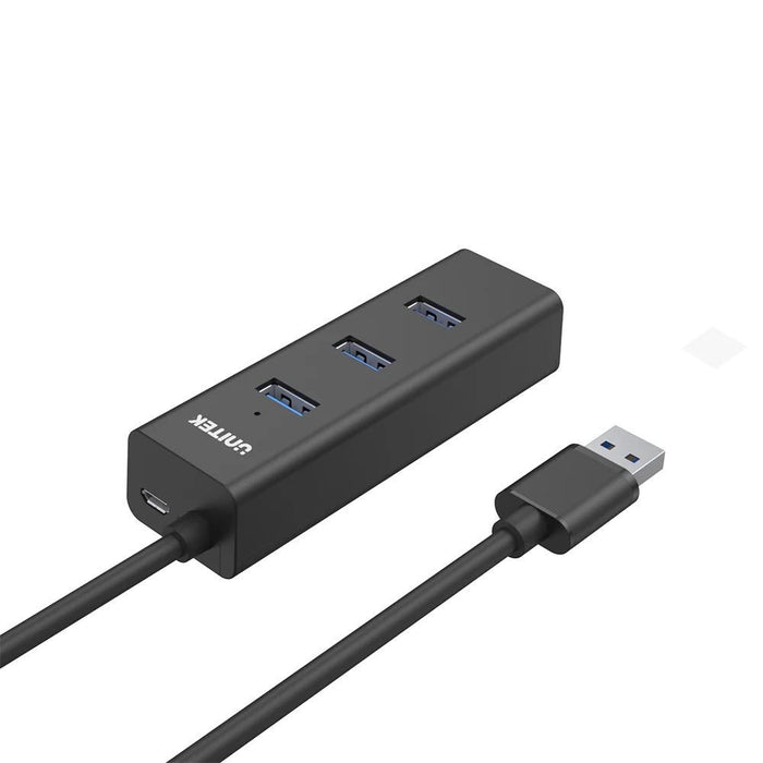 UNITEK USB 3.0 4-Port hub with 1.2m Cable. Speed Data Transfer Rate up to 5Gbps.