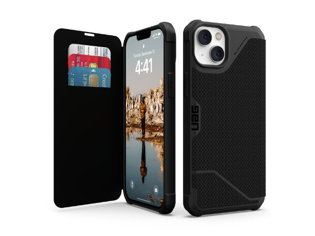 UAG Metropolis - Case iPhone 14 Plus - Kevlar Black