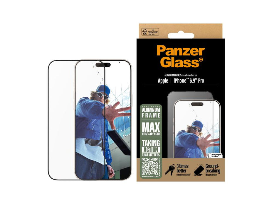 PanzerGlass UWF Aluminum Frame SP -iPhone 16 Pro Max