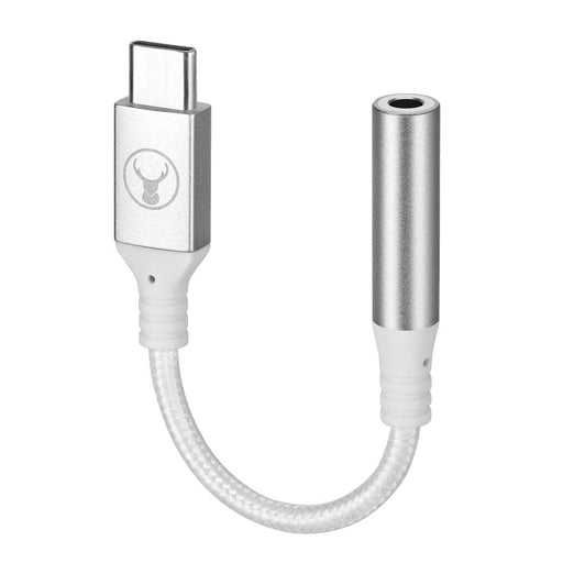 Bonelk USB-C to 3.5mm Long-Life Adapter (White)