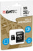 Emtec MicroSD Memory Card 16GB Class 10 With SD Adapter Gold