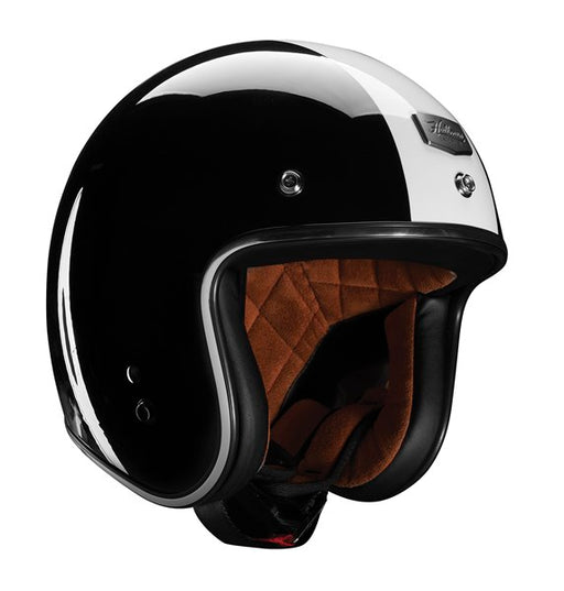 HELMET OPEN FACE THOR MX HALLMAN MCCOY BLACK WHITE SMALL