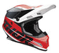 HELMET S21 & S22 THOR MX SECTOR FADER RED BLACK XS