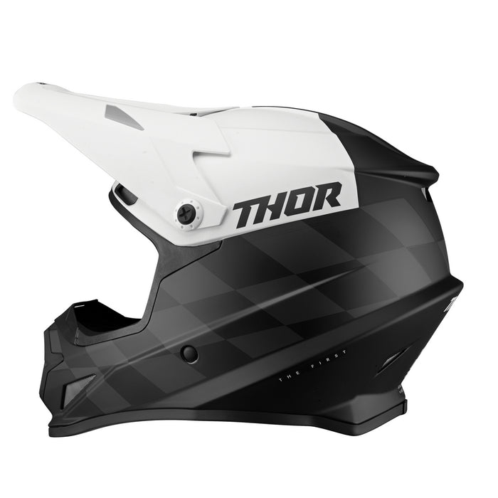 Helmet S23 Thor Mx Sector Birdrock Black/White 2Xl