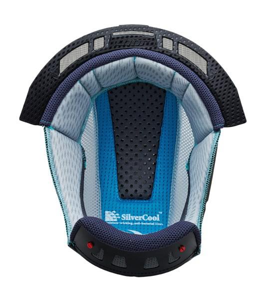 HELMET LINER THOR S14 VERGE GREY CYAN LARGE