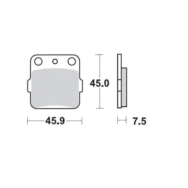 Brake Pads Front Moto Master Pro Sintered For Arctic Cat Rear Honda Kawasaki Suz