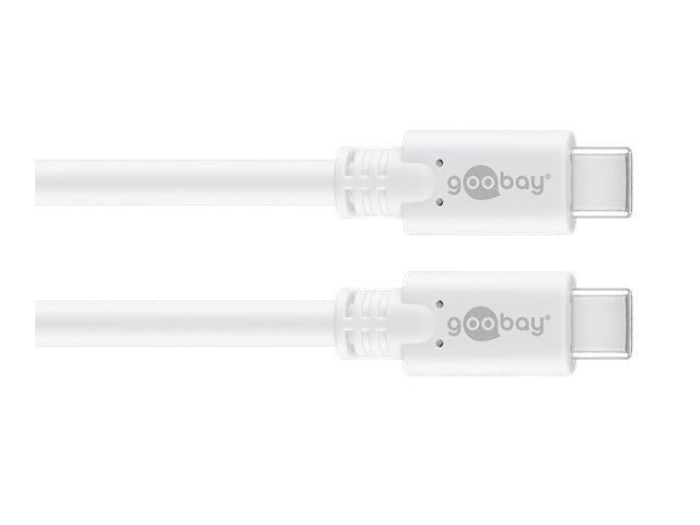 Goobay USB-C 3.2 generation 1 cable white 1.0m