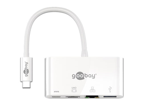 Goobay USB-C Multiport Adapt (HDMI + Ethernet, PD) 3A 60W