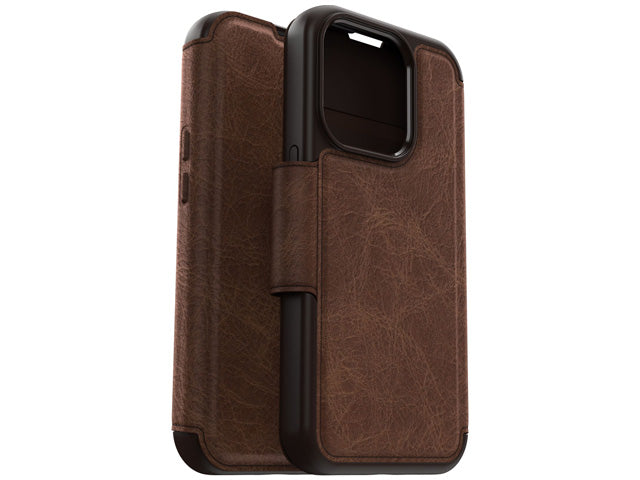 OtterBox Strada Magsafe iPhone 15 Pro Max Case Espresso Brown