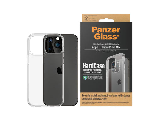 PanzerGlass Hardcase iPhone 15 Pro Max Case Clear