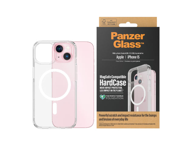 PanzerGlass Hard case Magsafe iPhone 15 Clear