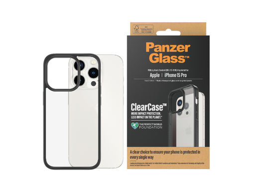 PanzerGlass Clear Case iPhone 15 Pro Black