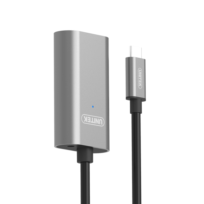 UNITEK 5m USB 3.1 USB-C Active Extension Cable. USB-C Male to USB-A Female. Conn