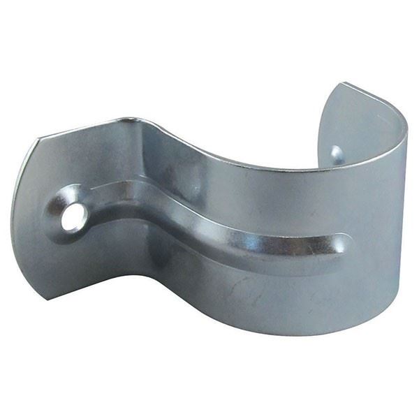 TRADESAVE Conduit Saddle Half (20mm). Zinc Plated. 6mm Mounting Hole. 100 per bo