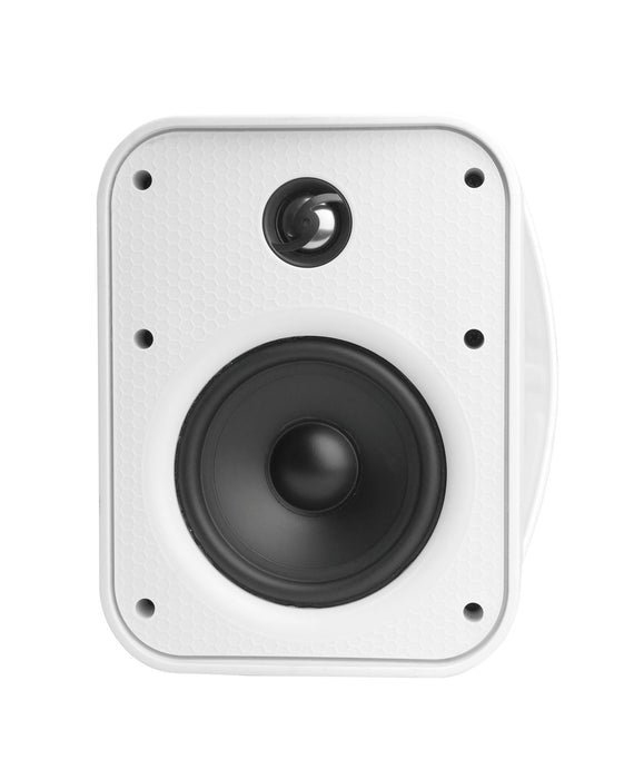 LUMI AUDIO 5.25'' 8ohm / 100V / 70V Outdoor On-Wall Speaker. IP56 40W RMS, Freq