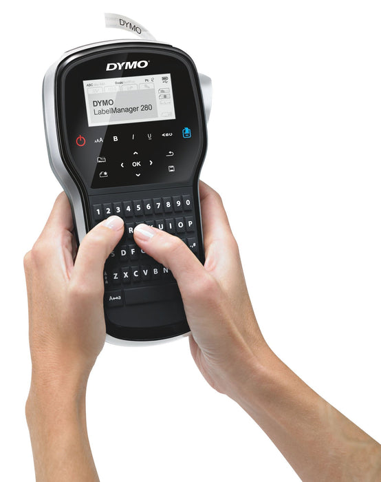 DYMO LabelManager 280P Portable Label Maker with QWERTY Keyboard. Quick and easy