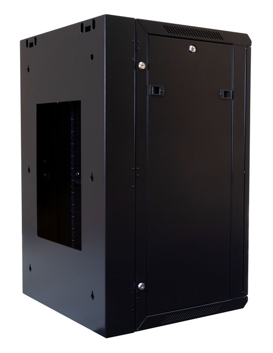 DYNAMIX 18RU 600mm Deep Universal Swing Wall Mount Cabinet. Removable Backmount