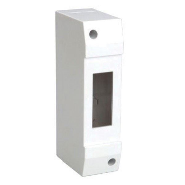 TRADESAVE Surface Mounted DIN Rail Enclosure, 1 pole, Moulded base with 35mm DIN