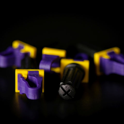 RACKSTUDS Series II 100-pack Purple Smart Rack Mounting System. Universal Replac