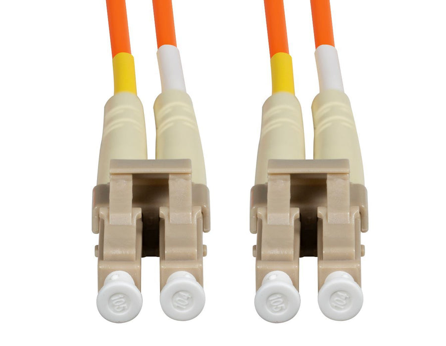 DYNAMIX 0.5M 62.5u LC/LC OM1 Fibre Lead (Duplex, Multimode) Orange LSZH Jacket