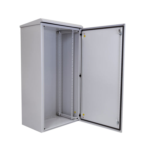 DYNAMIX 24RU Outdoor Wall Mount Cabinet 611x625x1190mm (WxDxH). IP65 Rated with