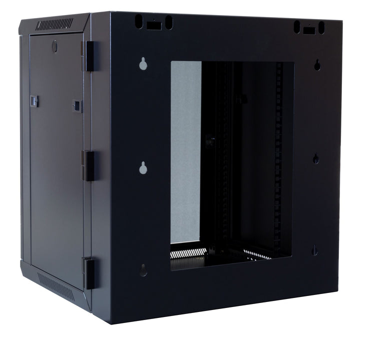 DYNAMIX LITE 9RU Swing Wall Mount Cabinet. Right hand mounted. The LITE version
