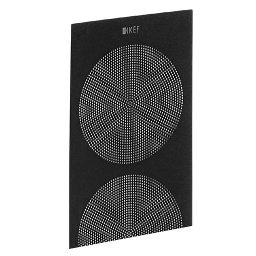 KEF Microfibre Grilles to fit KEF R5. Colour - Black. SOLD AS A PAIR