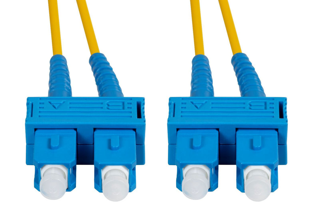 DYNAMIX 3M 9u SC/SC Duplex Single Mode G657A1 Bend Insensitive Fibre Lead Yellow