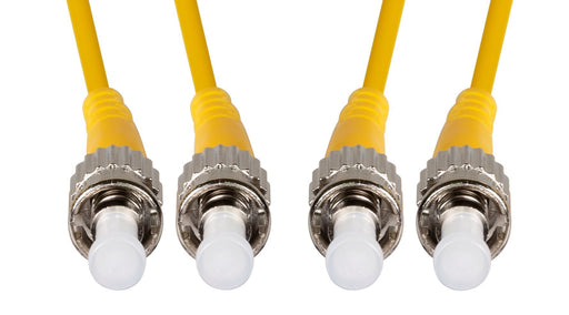 DYNAMIX 3M 9u ST/ST Duplex Single Mode G657A1 Bend Insensitive Fibre Lead Yellow