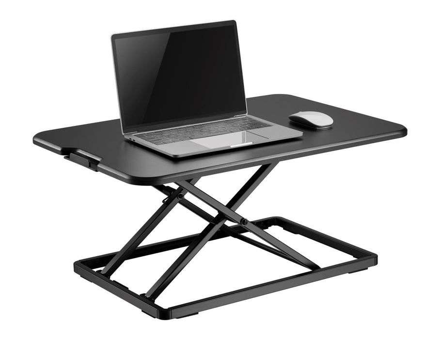 BRATECK Ultra-Slim Desktop Sit-Stand Workstation. Height adjustable 45-405mm, Wo