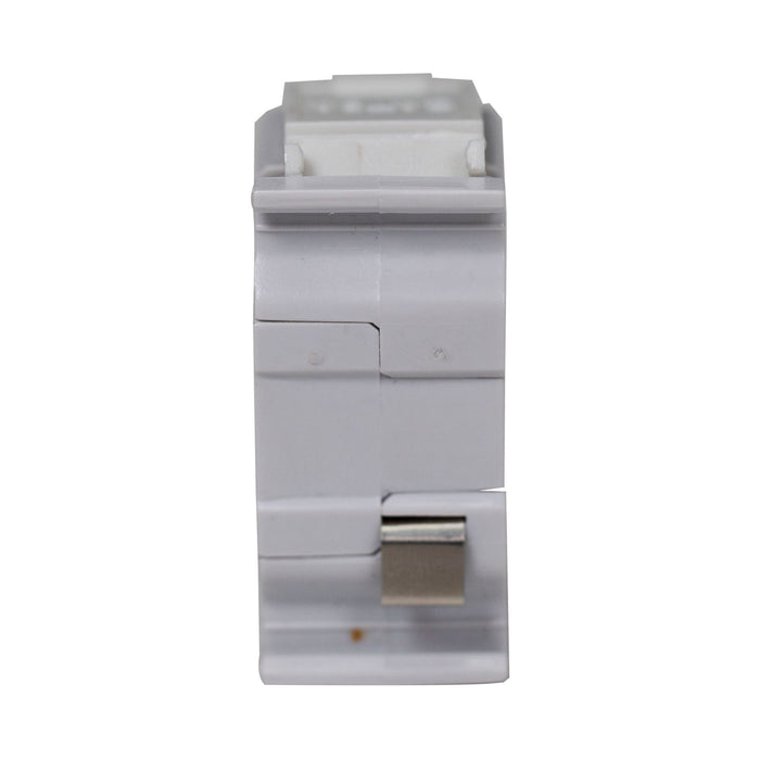 DYNAMIX Cat6A RJ45 DIN Rail Mounted 1DU Shielded Coupler. Supplied with Dust