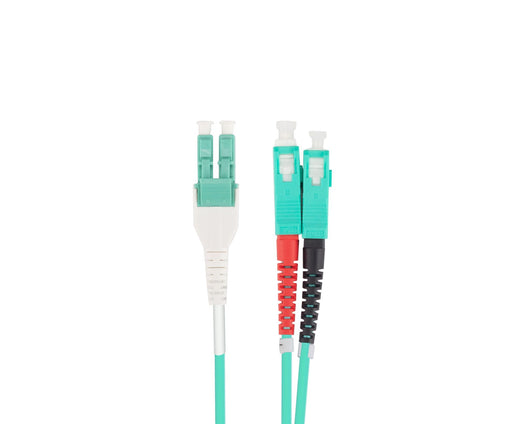 DYNAMIX 1M LC SC OM3 Uniboot Elite Low-loss 50u 3mm Multimode Duplex Fibre Lead