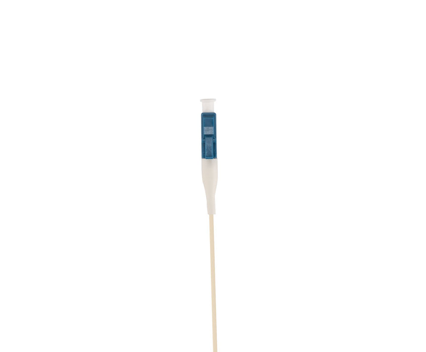 DYNAMIX 2M LC Pigtail G657A1 single White, 900um Single-mode Fibre, Tight Buffer