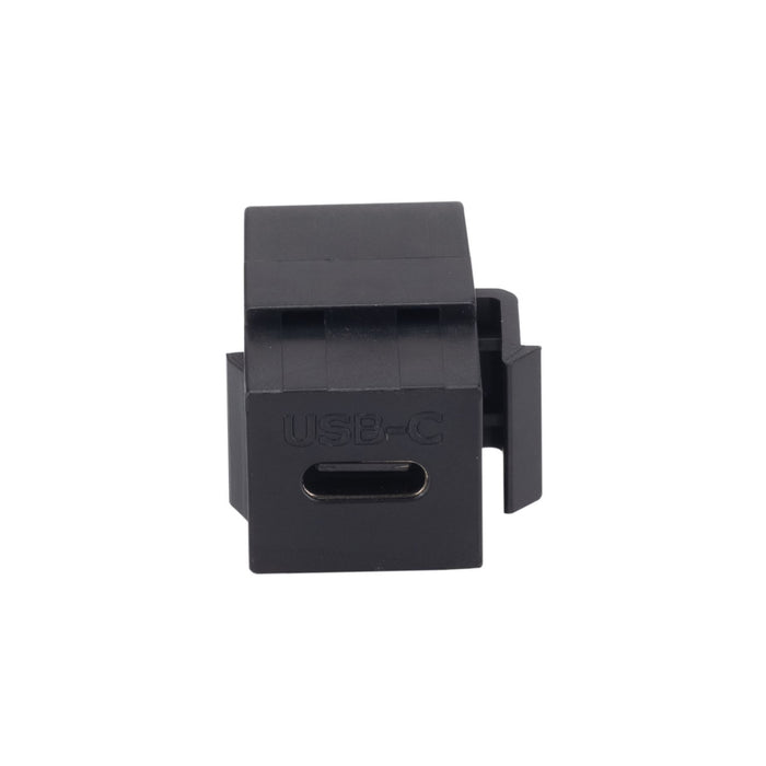 DYNAMIX USB-C 3.1 Keystone Jack Female to Female Connectors Black