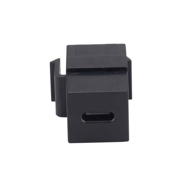 DYNAMIX USB-C 3.1 Keystone Jack Female to Female Connectors Black