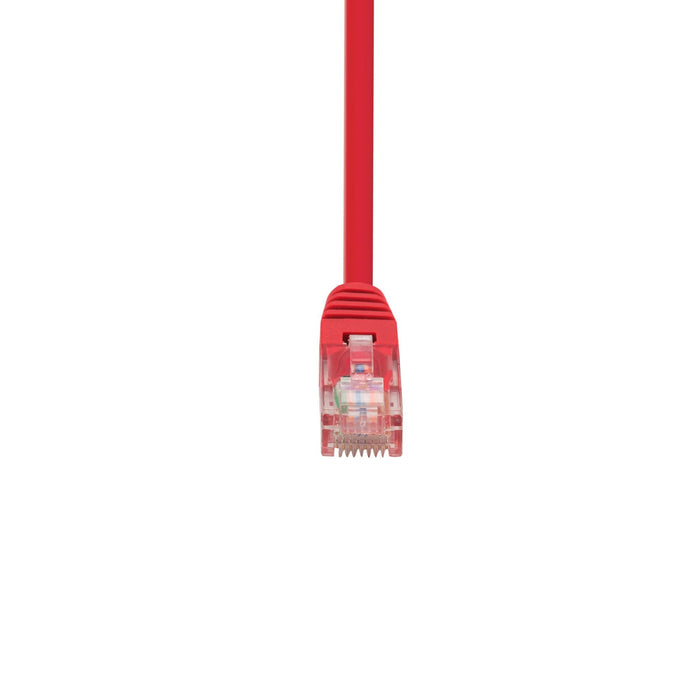 DYNAMIX 1m Cat5e Red UTP Patch Lead (T568A Specification) 100MHz 24AWG Slimline