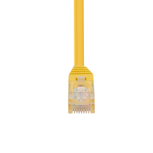 DYNAMIX 2m Cat5e Yellow UTP Patch Lead (T568A Specification) 100MHz 24AWG Slimli