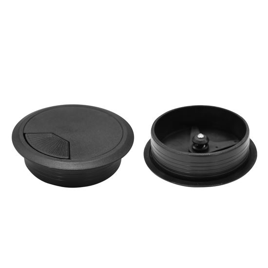 DYNAMIX 80mm Round Desk Grommet. Easily & Neatly Store your Power, Communication