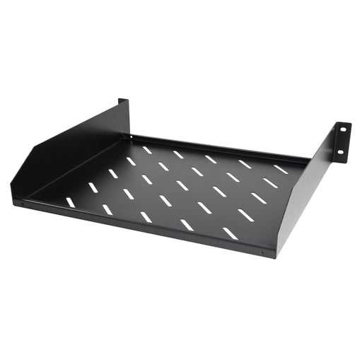 DYNAMIX 2RU 19'' Cantilever Shelf. 370mm Deep, Weight Rating: 38kg. Black Colour