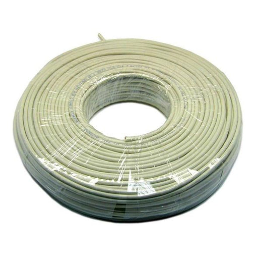 DYNAMIX 100m Cat5e Ivory UTP SOLID Cable Roll 100MHz, 24AWGx4P, PVC Jacket