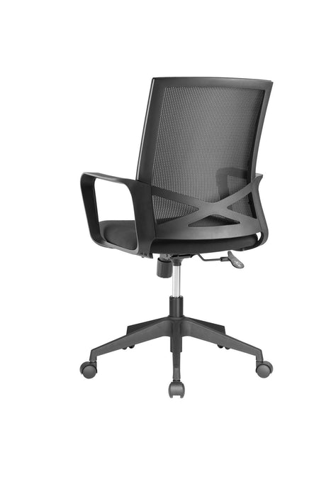 BRATECK Office Chair. Ergonomic with Breathable Mesh Back. Pneumatic Seat-Height