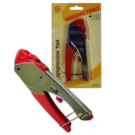 HANLONG Compression Crimp Tool for RG59/RG6 F/BNC and RCA