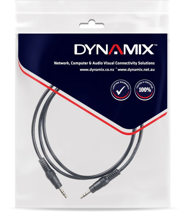 DYNAMIX 5M Stereo 3.5mm Plug Stereo MM Cable