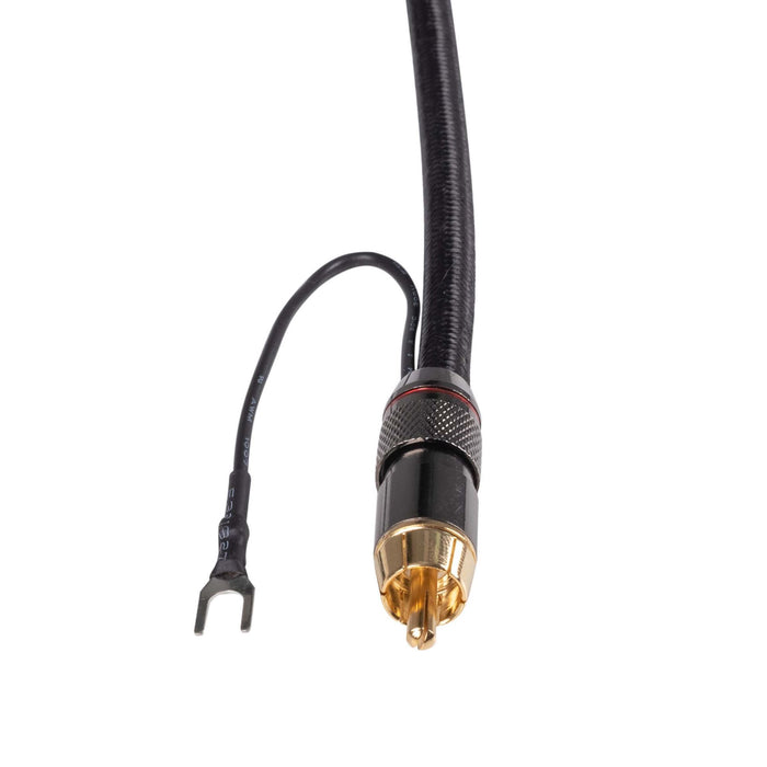 DYNAMIX 6m Coaxial Subwoofer Cable RCA Male to Male w Grounding Spade Connectors