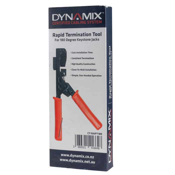 DYNAMIX Rapid Termination Tool for 180 non-shuttered Keystone Jacks