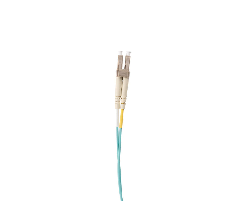 DYNAMIX 75M 50u LC/LC OM3 Fibre Lead (Duplex, Multimode) Aqua LSZH Jacket